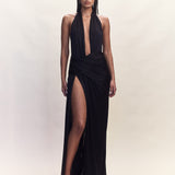 Selene Plunge Jersey Gown