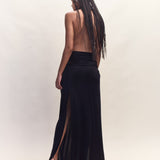 Selene Plunge Jersey Gown