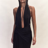 Selene Plunge Jersey Gown