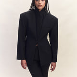 Milena Scuba Wool Blazer