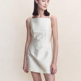 Blanche Silk Dupion Mini Dress