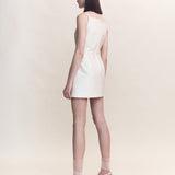 Blanche Silk Dupion Mini Dress